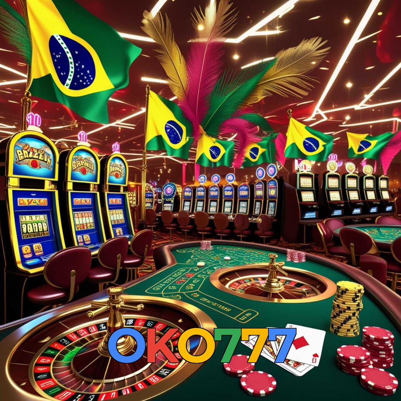 OKO777:Aposte no seu time no futebol e divirta-se com slots e roleta!